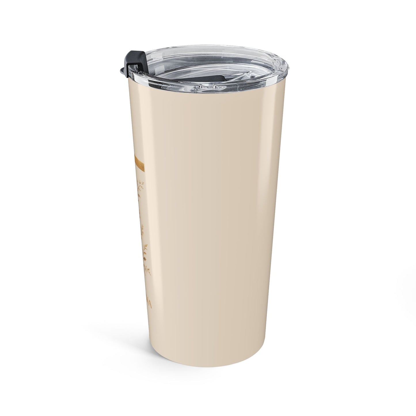 Personalized Faith Tumbler Ivory Beige