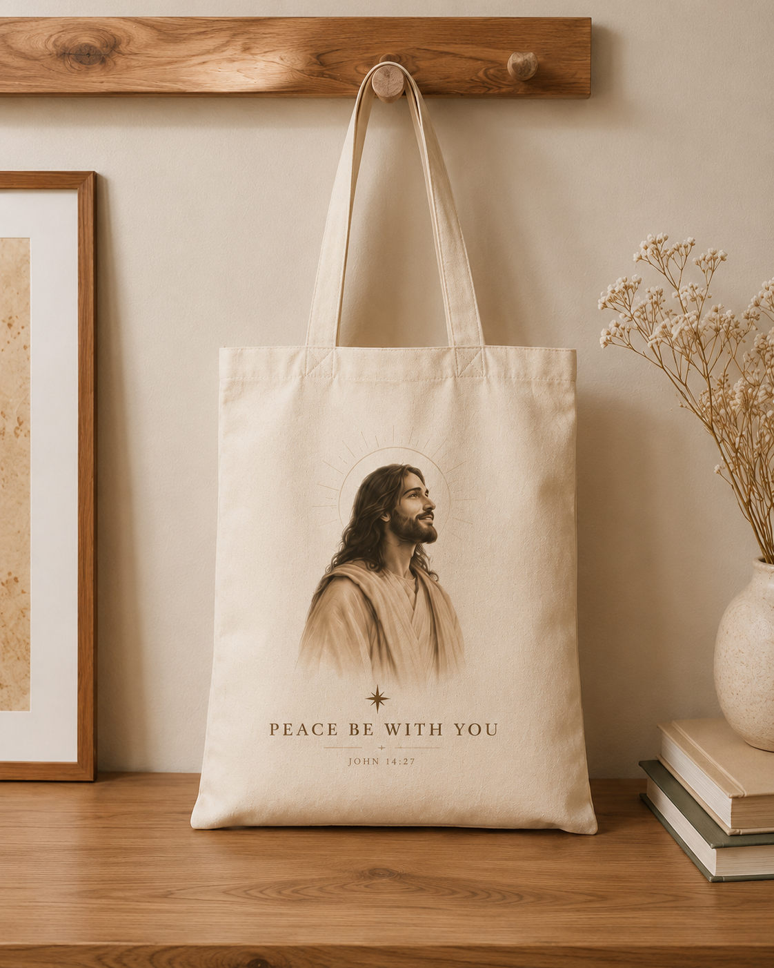 Peace Be With You – Canvas Tote Bag