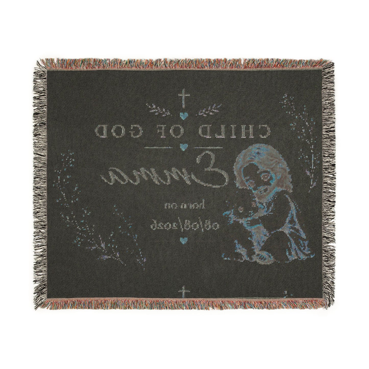 Personalized Christian Baby Blanket | Child of God | Birth Keepsake