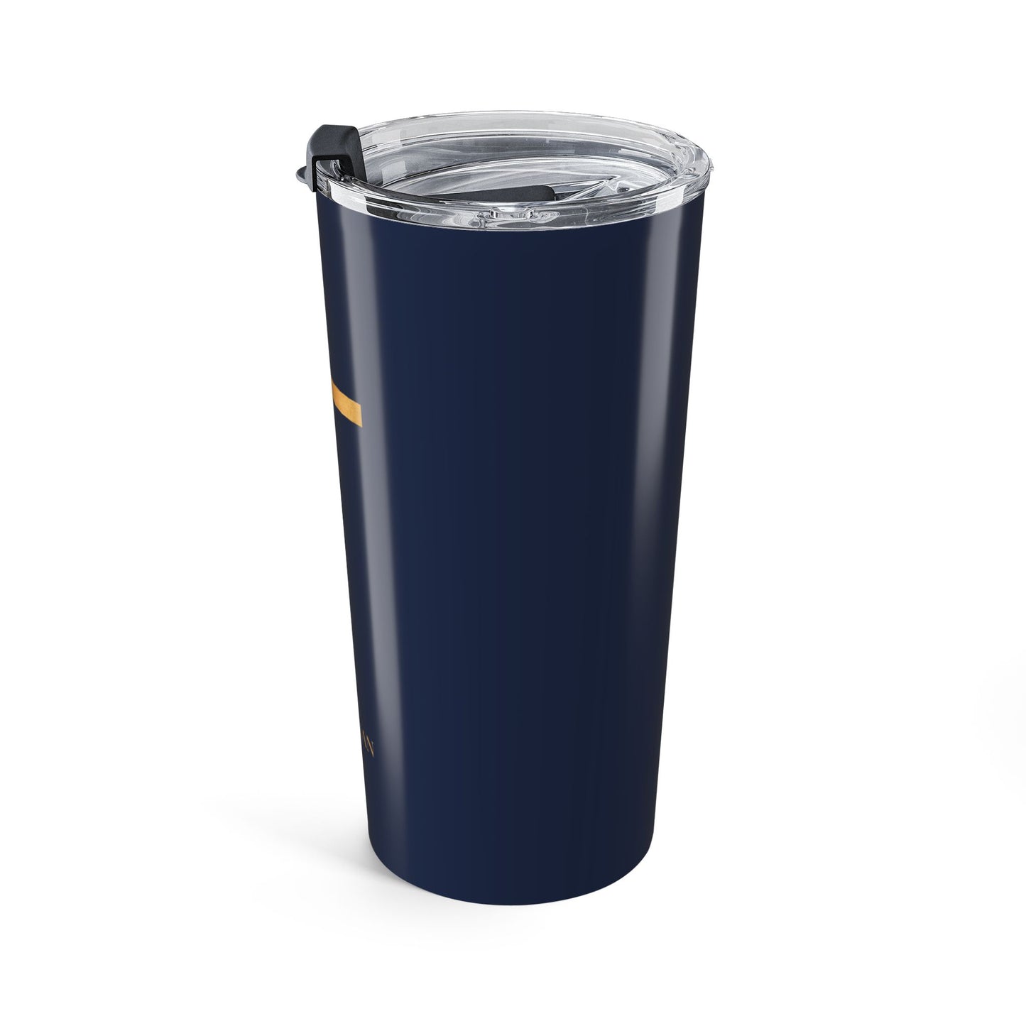 Personalized Faith Tumbler Navy Blue
