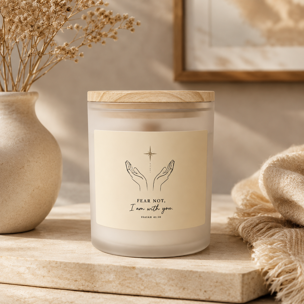 Fear Not, I Am With You – Soy Candle