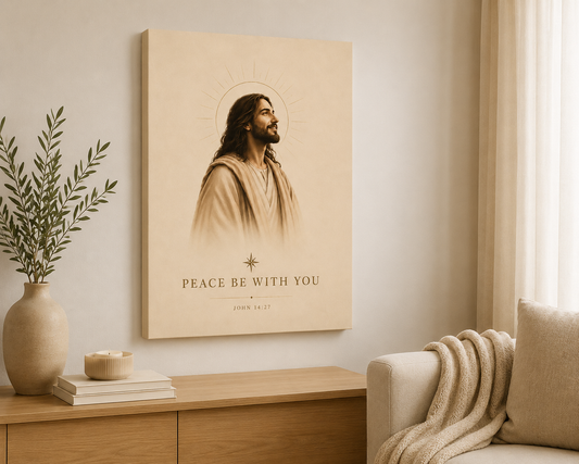 Peace Be With You - Canvas Print
