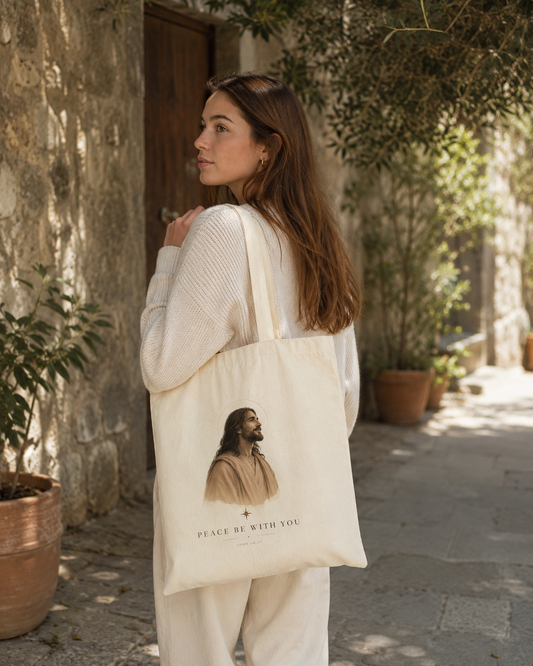 Peace Be With You – Canvas Tote Bag