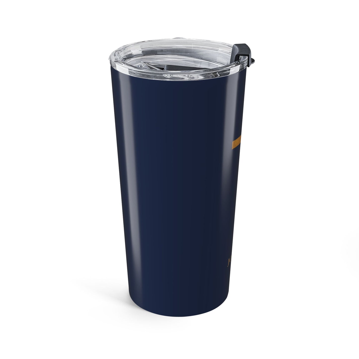 Personalized Faith Tumbler Navy Blue