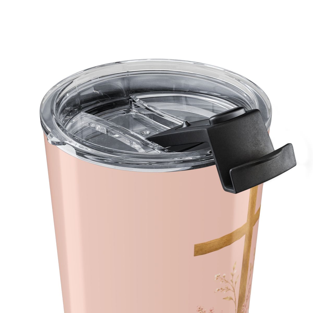 Personalized Faith Tumbler Blush Pink